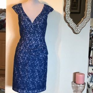 Blue Lace Cocktail Dress by Black Halo